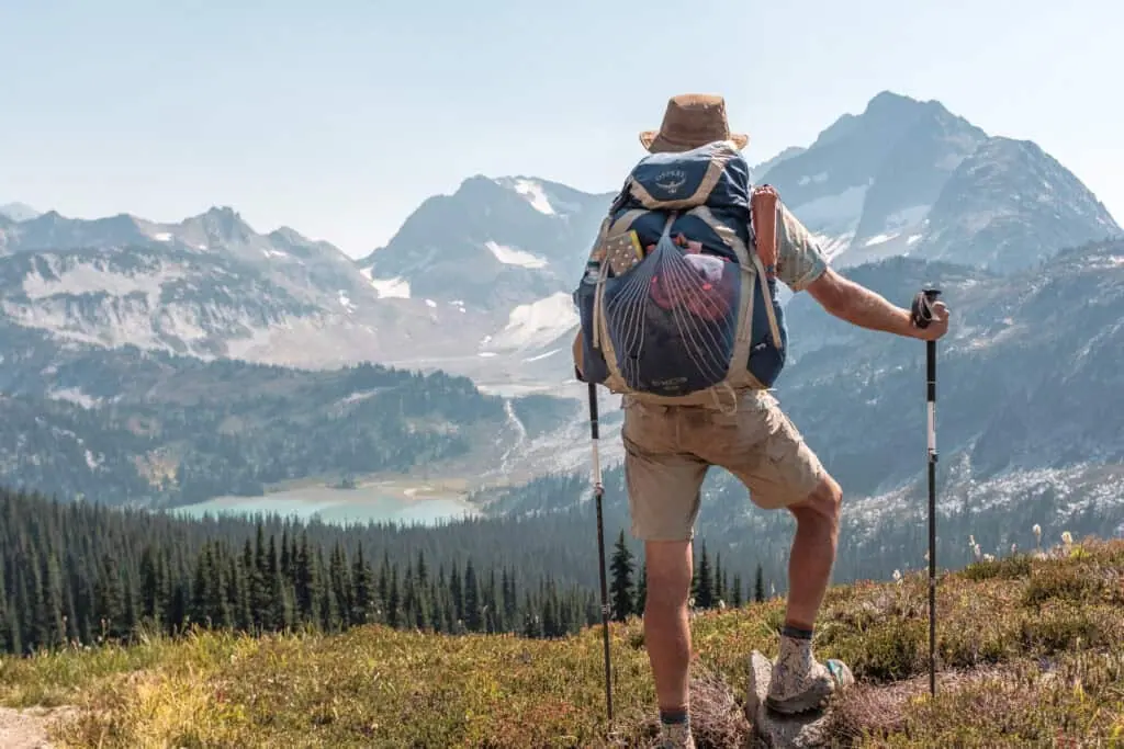 A campsite from the Pacific Crest Trail journey