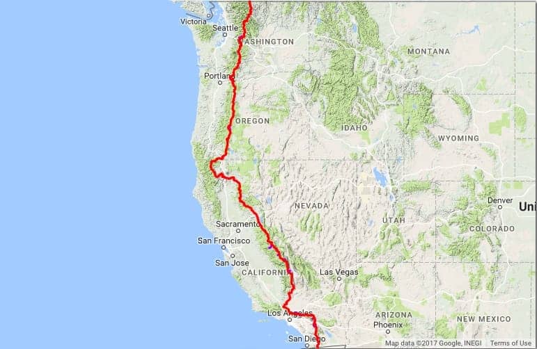 PCT map